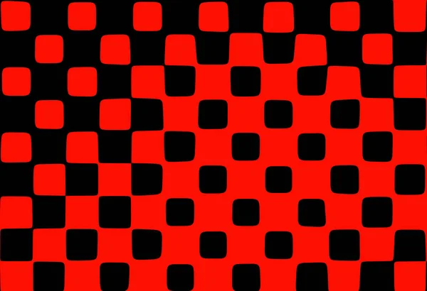 Fondo Pantalla Diseño Patrón Damero Abstracto Negro Rojo Primer Plano —  Fotos de Stock