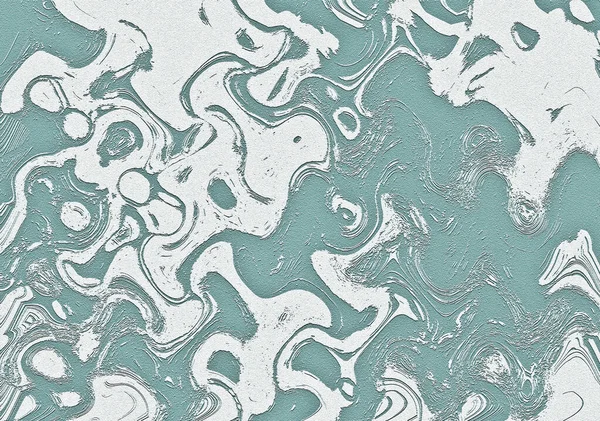 Close Estilo Artex Estuque Textura Papel Parede Verde Branco — Fotografia de Stock