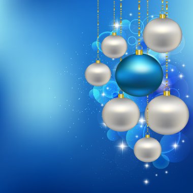Gümüş Noel topları