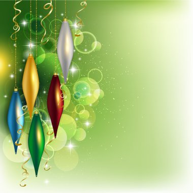 Gümüş Noel topları