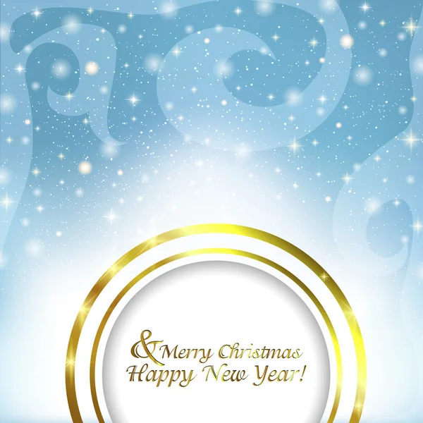 Happy New Year and merry Christmas — Stock Vector