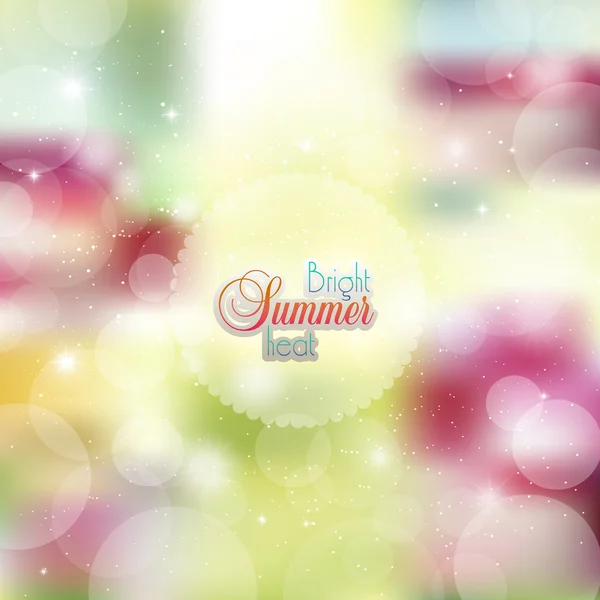 Summer abstract bright background — Stock Vector