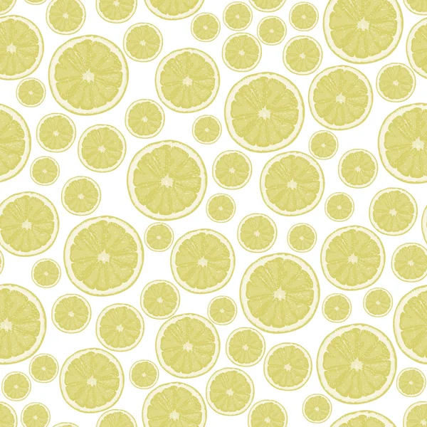 Бесшовный фон из рубленого лимона — стоковый вектор
