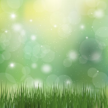 Abstract summer background. Summer. Green .