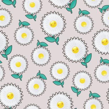 Vektör çizim flowe sorunsuz arka plan rengi