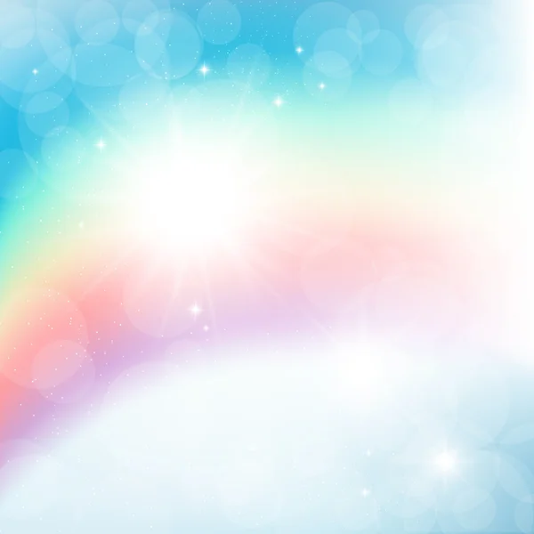 虹の抽象的なベクトル画像. — ストックベクタ