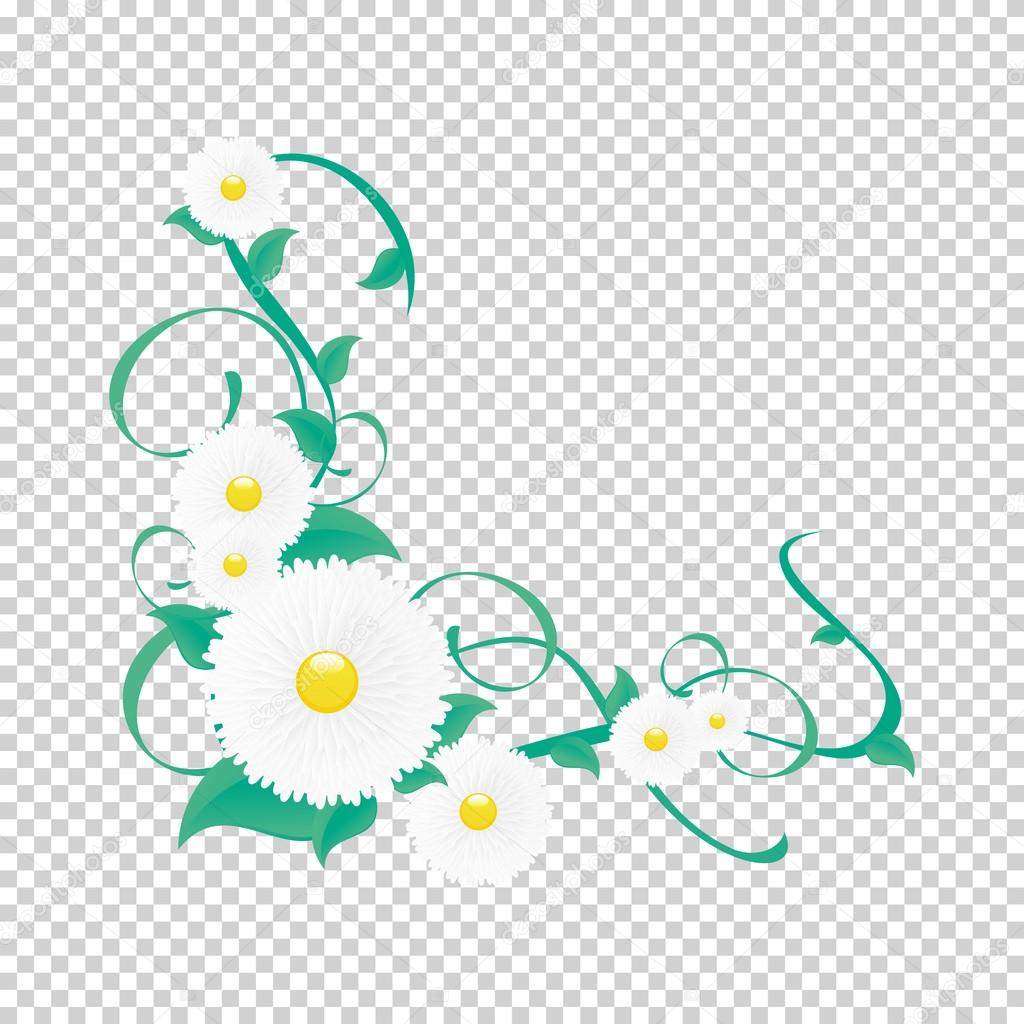 Vector Floral Vine Vignette Of Flowers And Greenery Stock Vector C Kreta37 83306728