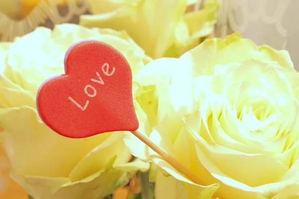 Bouquet of white roses — Stock Photo, Image