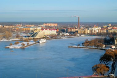 Vyborg bahar kuleden görünümünü