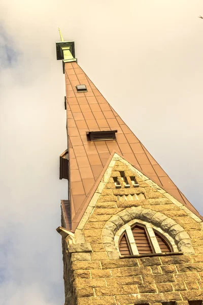 Gamla finska kyrkan under våren — Stockfoto