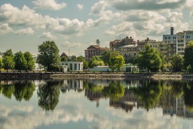 Rusya Vyborg şehir yaz