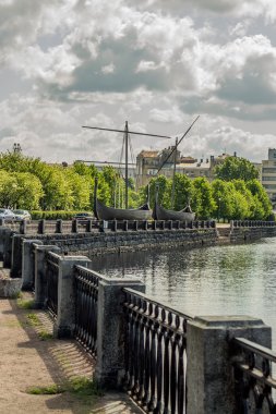 Rusya Vyborg şehir yaz
