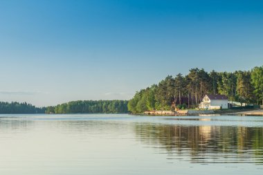 Balık tutma, balıkçılık manzara sahilde