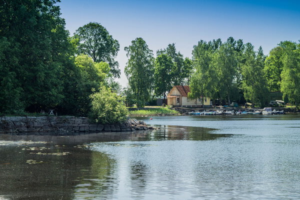 рыбацкая база в Финляндии
