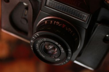 eski fotoğraf makinesi.