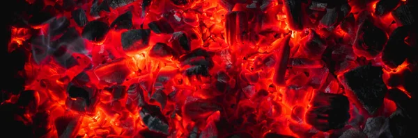 hot red coals among black ash, wallpapers for mobile devices, abstract