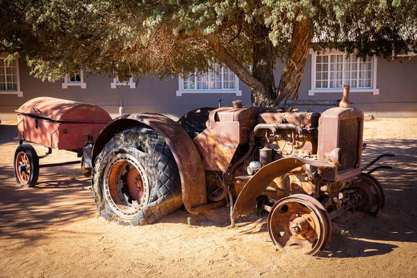 Εγκαταλελειμμένο Τρακτέρ Στο Canyon Roadhouse Fish River Canyon Ναμίμπια — Φωτογραφία Αρχείου