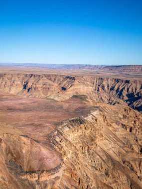 Fish River Kanyonu, dünyanın en büyük ikinci kanyonu, Hobas, Güney Namibya.