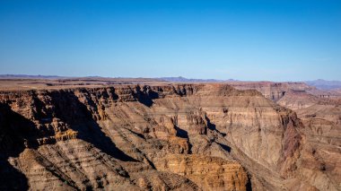 Fish River Kanyonu, dünyanın en büyük ikinci kanyonu, Hobas, Güney Namibya.