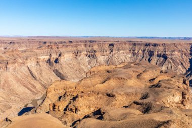 Fish River Kanyonu, dünyanın en büyük ikinci kanyonu, Hobas, Güney Namibya.