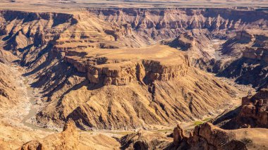 Fish River Kanyonu, dünyanın en büyük ikinci kanyonu, Hobas, Güney Namibya.