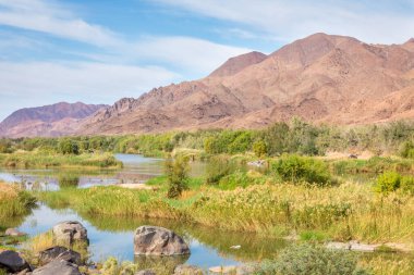 Turuncu Nehir, Richtersveld Sınır ötesi Parkı, Namibya.