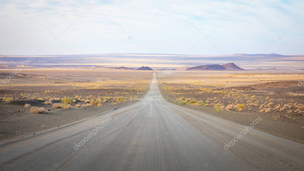 The gravel roads of Namibia in Richtersveld Transfrontier Park.