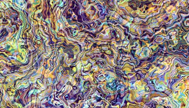 Soyut dijital fraktal model. Mermer dokusunun taklidi.