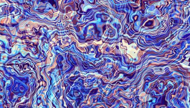 Soyut dijital fraktal model. Mermer dokusunun taklidi.