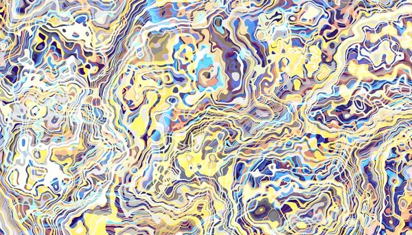 Абстрактный Цифровой Фрактальный Рисунок Имитация Текстуры Мрамора — стоковое фото