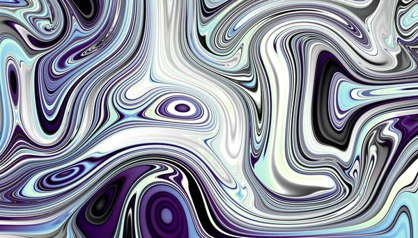 Abstract Digital Fractal Pattern Psychedelic Wavy Texture Plasma Surface Plasma — Stock Photo, Image