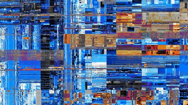 Textura Abstrata Com Codec Artefatos Imitação Padrão Grunge Datamoshing Relação — Fotografia de Stock