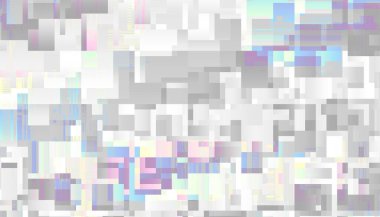 Soyut model. Soyut gelecek geometrik fraktal görüntüsü. Yatay arkaplan.