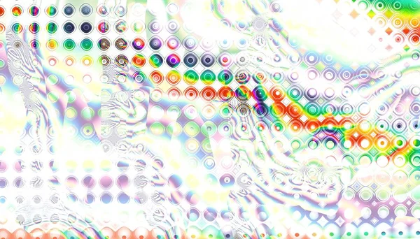 Abstraktní Textura Grunge Geometrický Obraz Puntíkem Polka Vodorovné Pozadí — Stock fotografie