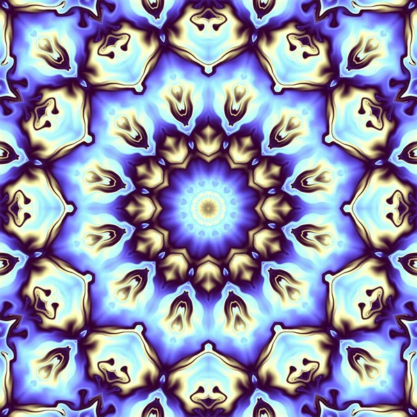 Dekoratif soyut klasik Mandala süsleme deseni.