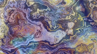 Mermer dokuya dayalı psikedelik retro soyut arkaplan. Görünüm oranı 16: 9