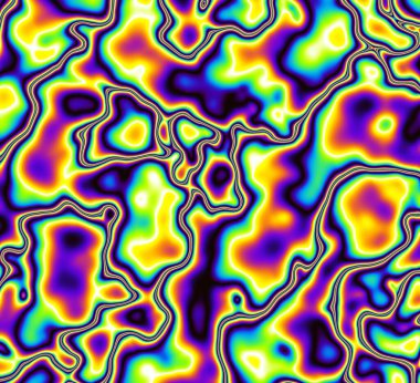 Soyut dijital sanat fraktal deseni.