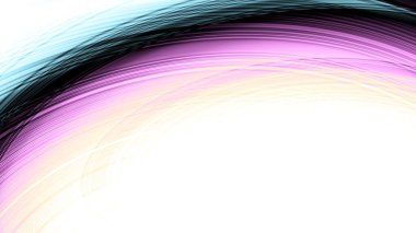 Beyaz arkaplanda soyut dışavurumcu çizgiler. Mesaj için boş bir yer. Görünüm oranı 16: 9 olan yatay arkaplan