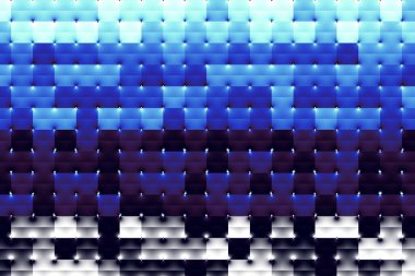 Soyut dijital geometrik desen. Yatay oryantasyon. Geometrik fütürist görüntü. Düşük polimerli doku.