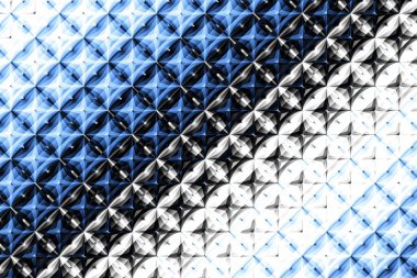 Soyut dijital geometrik desen. Yatay oryantasyon. Geometrik fütürist görüntü. Çapraz şeritli desen.