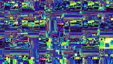 Soyut dijital geometrik desen. Yatay oryantasyon. Geometrik fütürist resim.