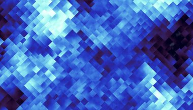 Soyut dijital geometrik desen. Yatay oryantasyon. Düşük polimerli doku.