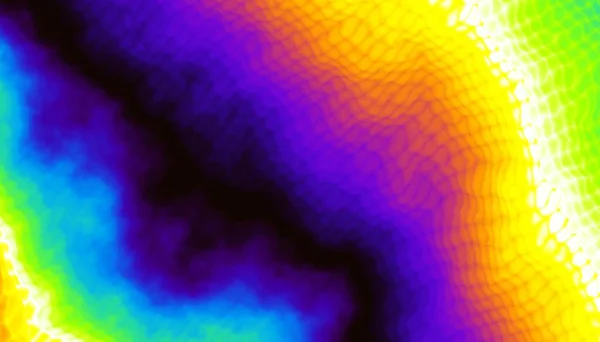Soyut fütüristik arka plan. Yatay görüntü. Psikedelik dalgalı desen.