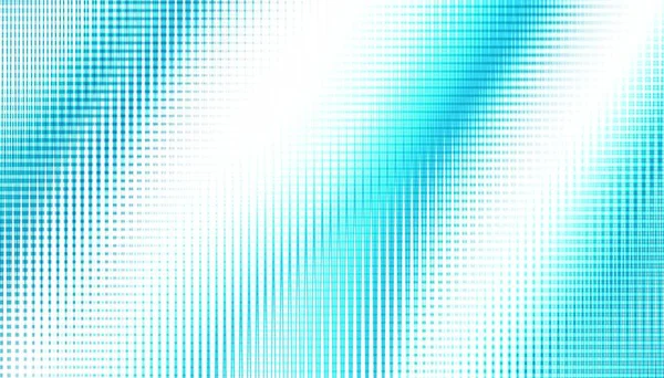 Abstraktes Digitales Fraktalmuster Horizontale Ausrichtung Ausdrucksstarke Geschwungene Türkisfarbene Linien Auf — Stockfoto