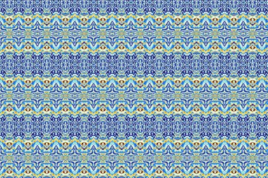 Soyut dijital fraktal model. Yatay oryantasyon. Soyut klasik süs dokusu.