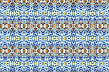 Soyut dijital fraktal model. Yatay oryantasyon. Soyut klasik süs dokusu.