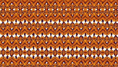 Soyut dijital fraktal model. Afrika etnik tarzında yatay yönelim modeli. Kabile süsü.