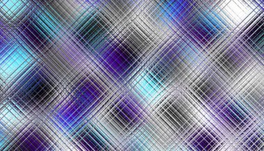 Soyut dijital fraktal model. Yatay oryantasyon. Cam efektli bulanık doku.