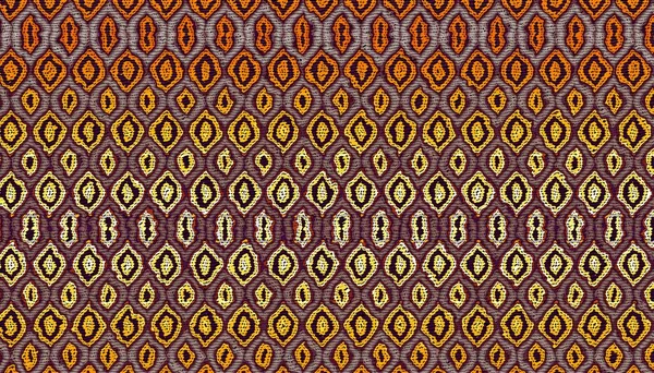 Abstraktes Digitales Fraktalmuster Horizontales Orientierungsmuster Afrikanischen Ethno Stil Stammesornament — Stockfoto