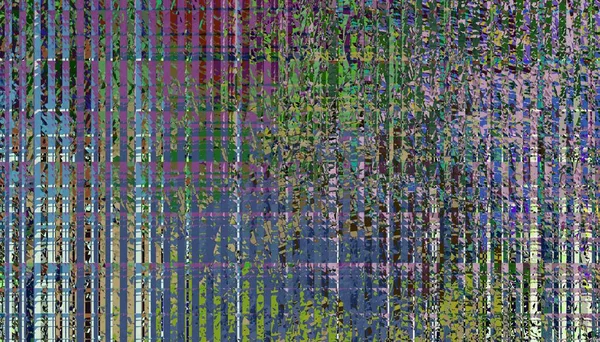 Αφηρημένο Ψηφιακό Φράκταλ Μοτίβο Οριζόντια Κατεύθυνση Θολή Υφή Γυάλινη Επίδραση — Φωτογραφία Αρχείου